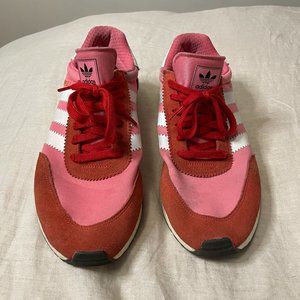 Adidas I-5923 Sneakers, Red and Pink, size 10
